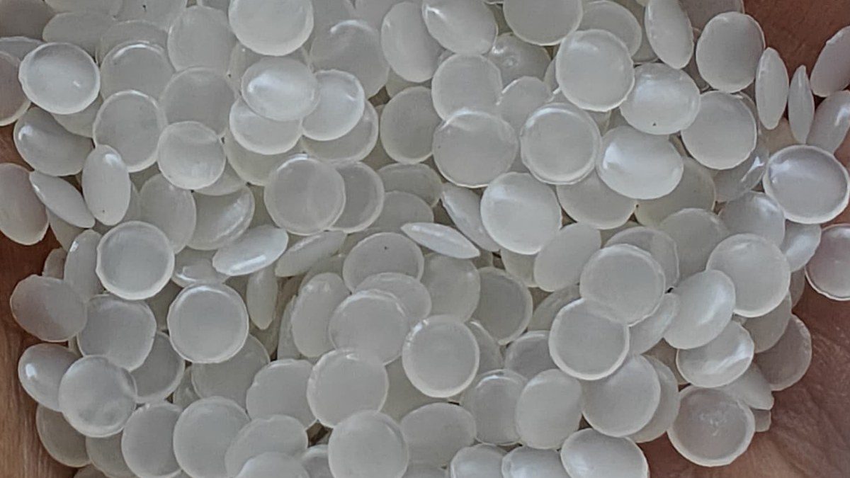 Recycled LDPE natural granules manufactured by Ekoplast in Chennai